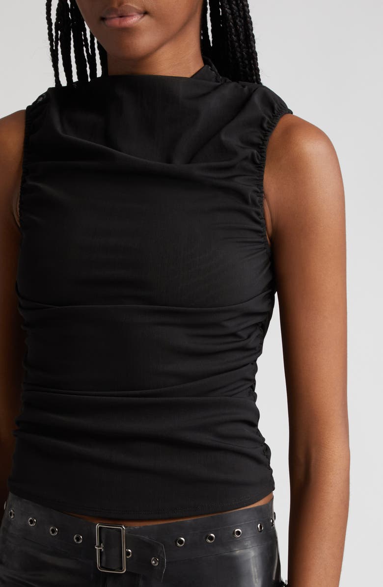 Miaou Cam Ruched Crop Top, Alternate, color, 