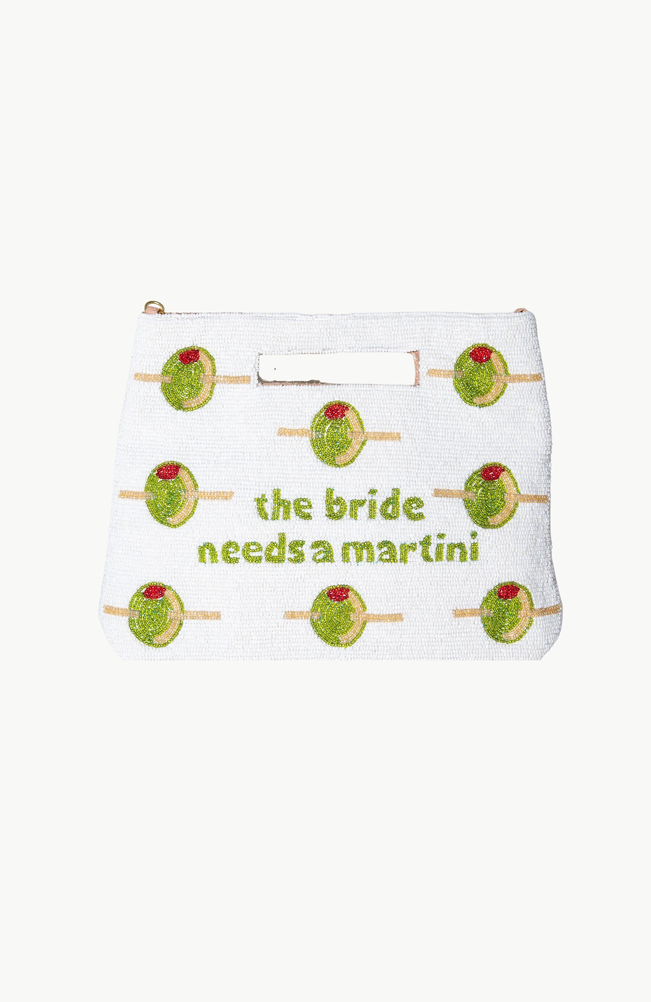 Island to East Side The Bride Needs a Martini Handle Pouch, Main, color, 