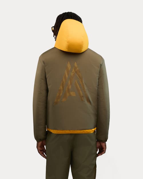 Alpenhaus Échiroles Reversible Insulated Windbreaker In Green