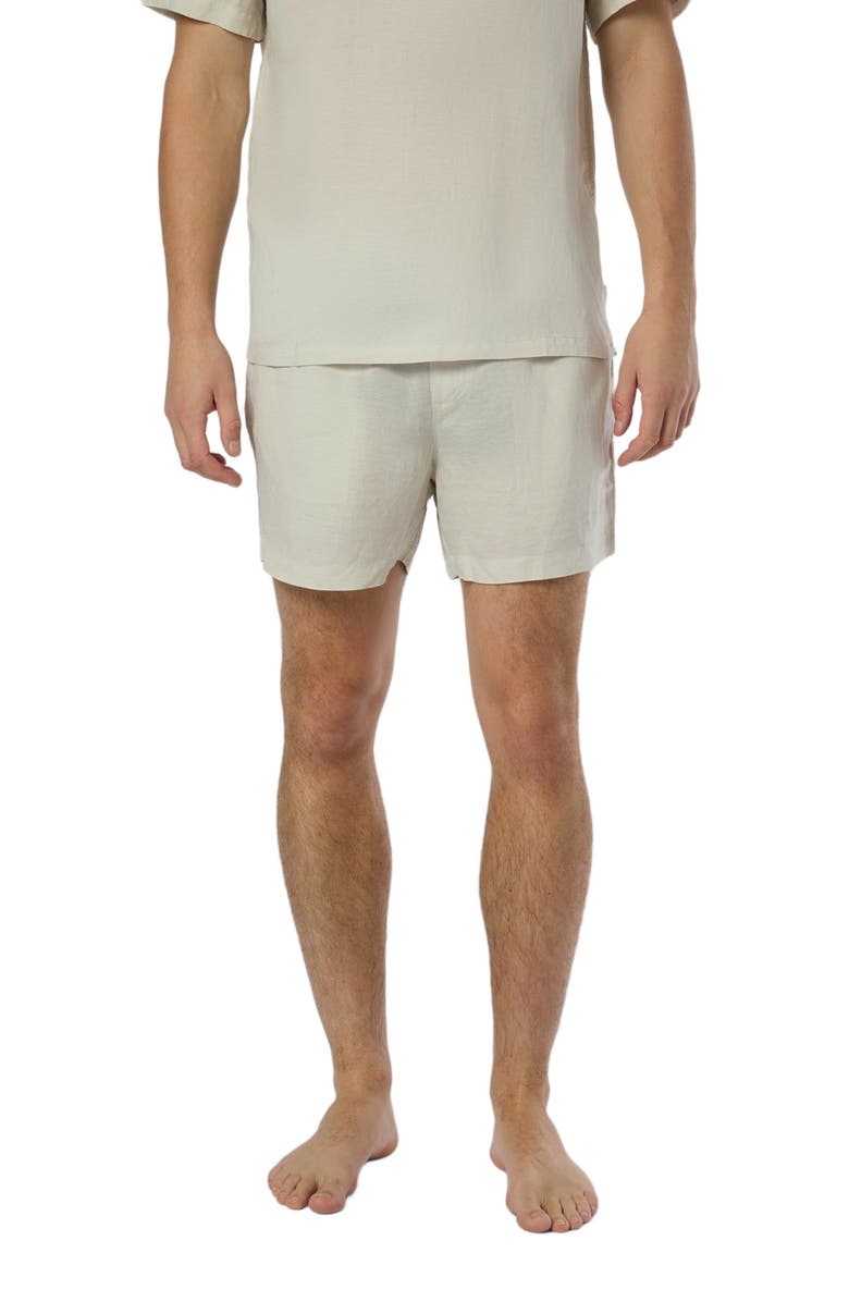 Onia Linen Home Short, Alternate, color, Stone