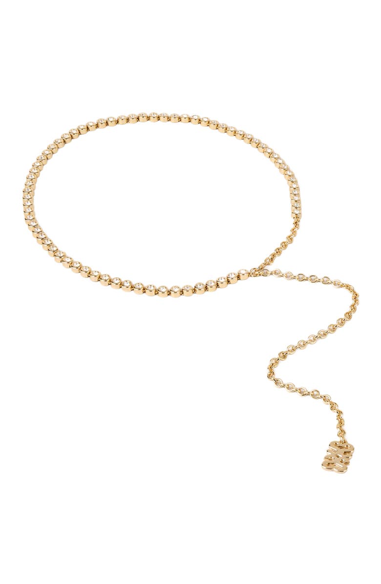 SANDRO Rhinestone jewellery belt, Main, color, 