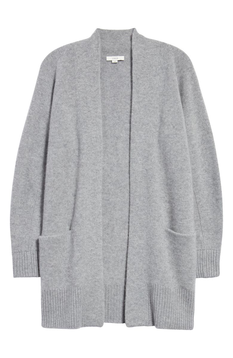 Vince Shawl Collar Cashmere Cardigan, Alternate, color, Med H Grey