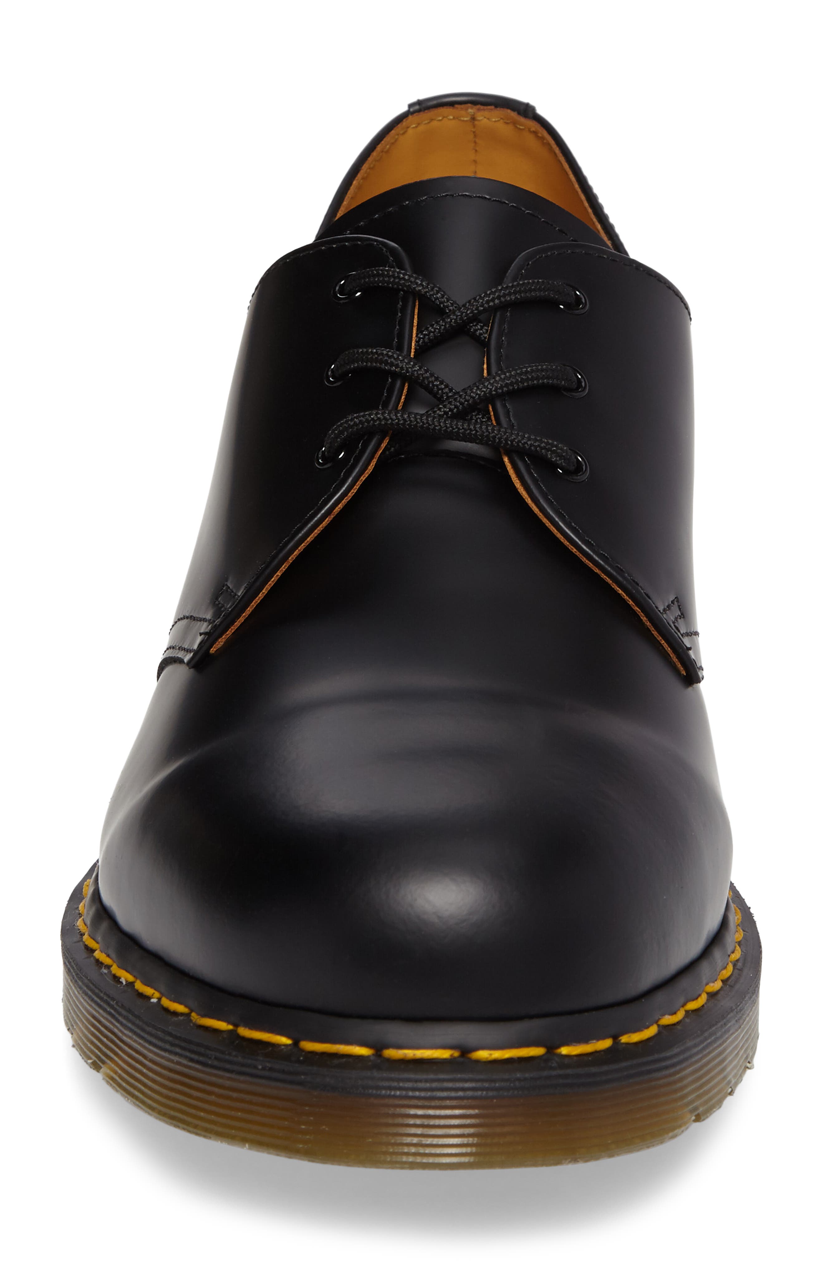 1461 3 Eye Shoe, Alternate, color, BLACK SMOOTH