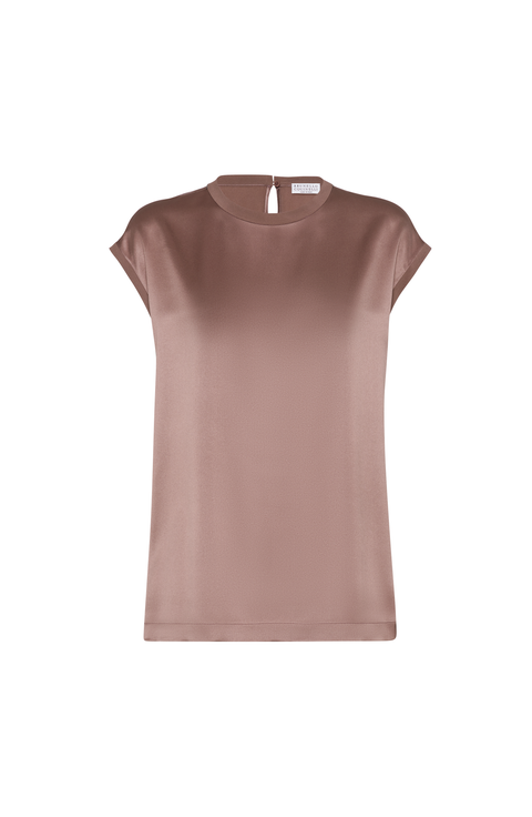 Satin T-shirt