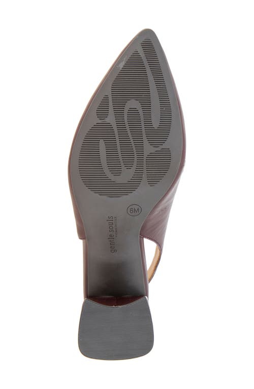 Gentle Souls Dawson Slingback Pump In Burgundy