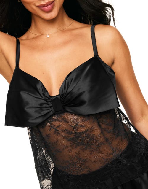 Adore Me Idrina Women's Pajama Cami & Shorts Set In Black