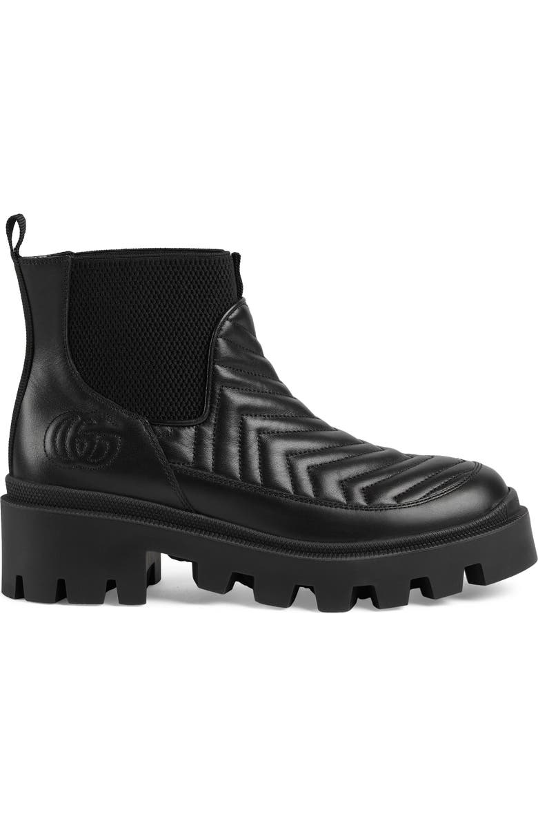 Gucci Frances Matelassé Chelsea Boot, Alternate, color,