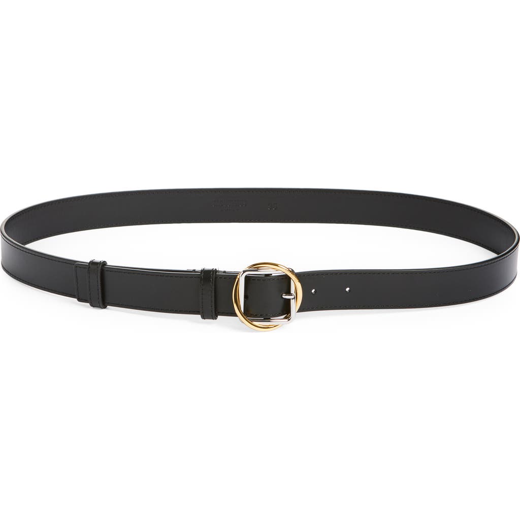 Jacquemus La Ceinture Salon Leather Belt In Black