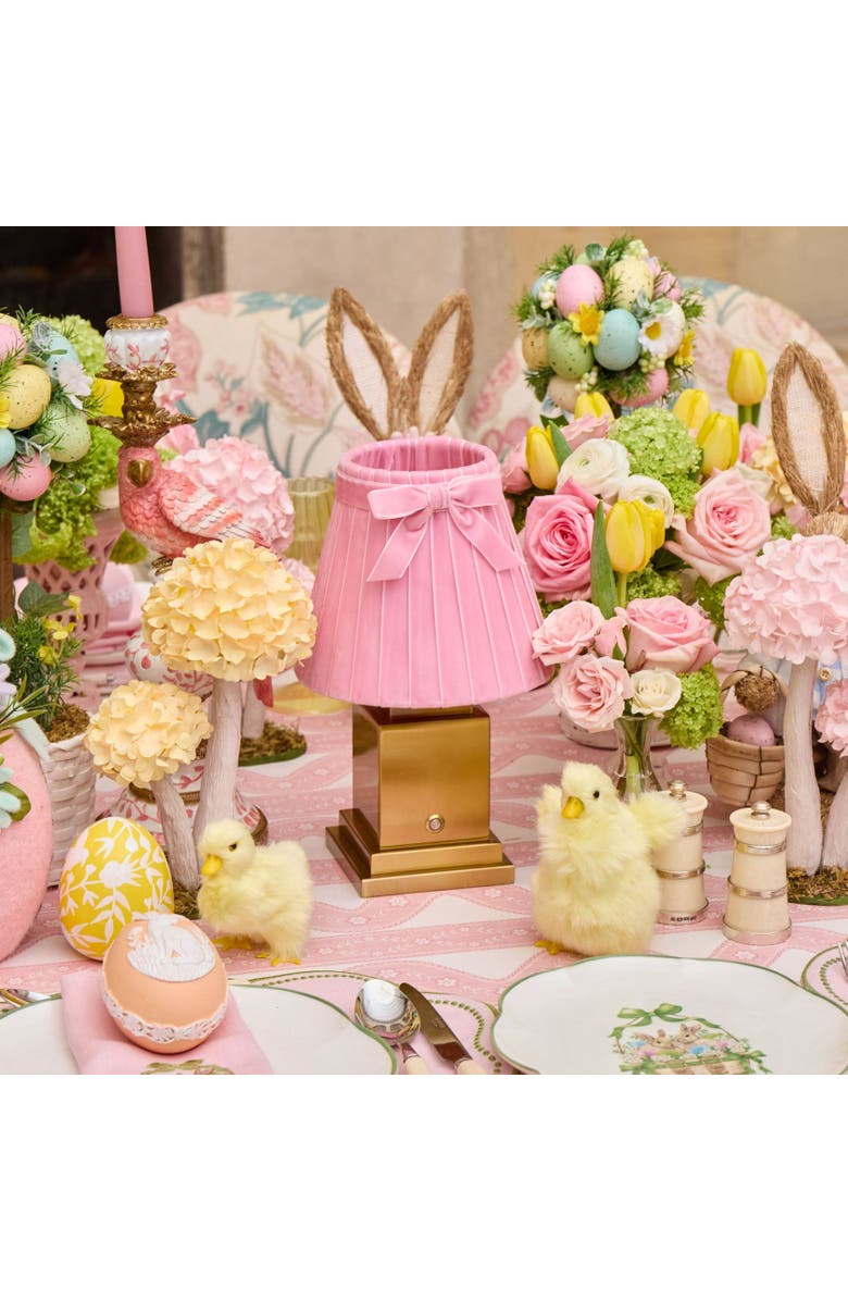 Mrs. Alice Square Rechargeable Lamp, Alternate, color, Brass