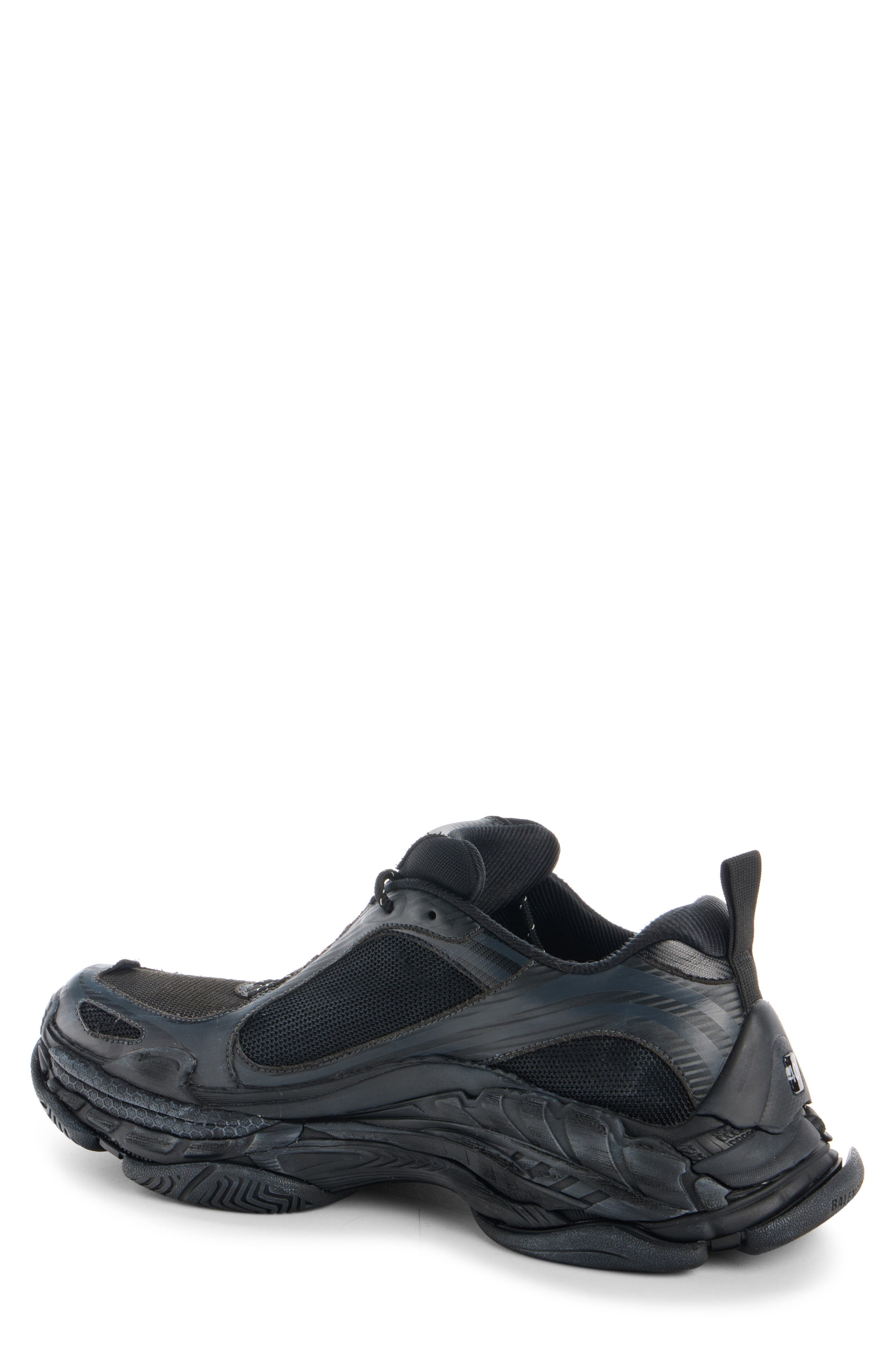 Balenciaga Triple S 2 Sneaker, Alternate, color, Black / Dark Grey