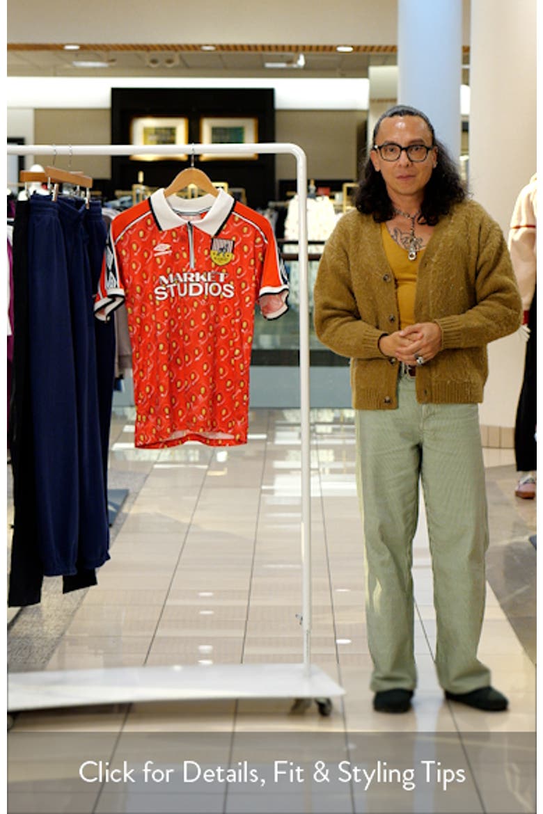 x Umbro Strawberry Half Zip Soccer Jersey (Men) | Nordstrom