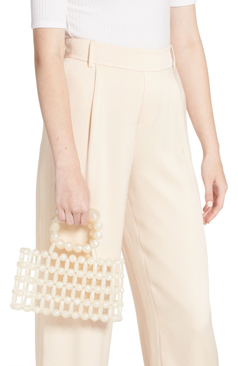 Cult Gaia Cora Beaded Handbag, Alternate, color,