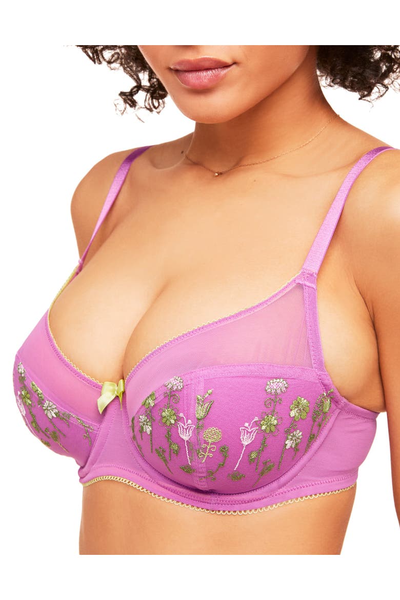 Elie Contour Demi Bra, Alternate, color, Medium purple