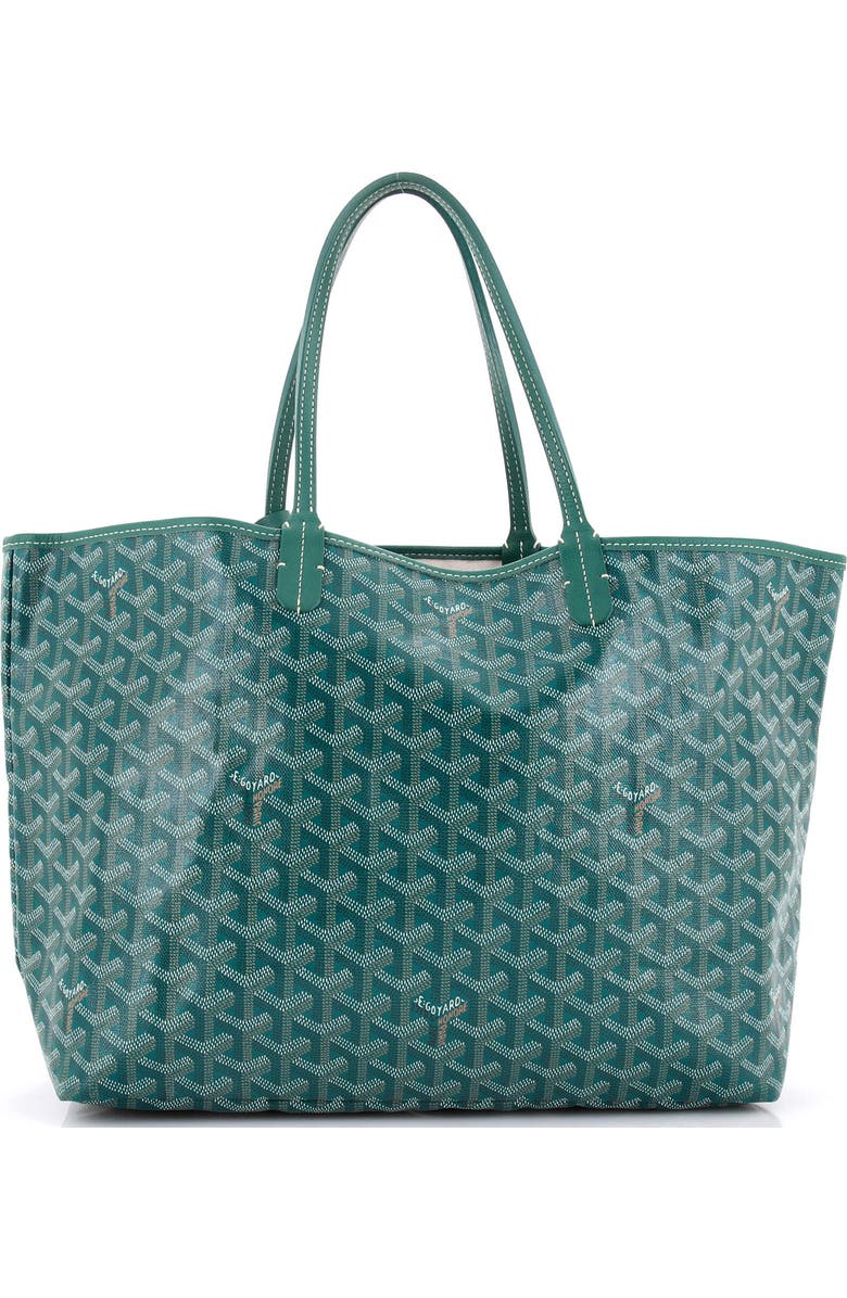 Pre-Owned Goyard Saint Louis Tote Coated Canvas PM, Main, color, Green