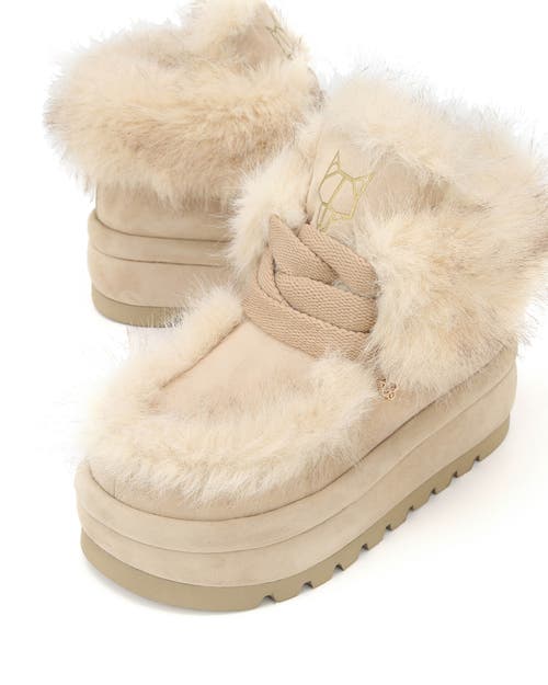 Naked Wolfe Bambi Suede Boot In White