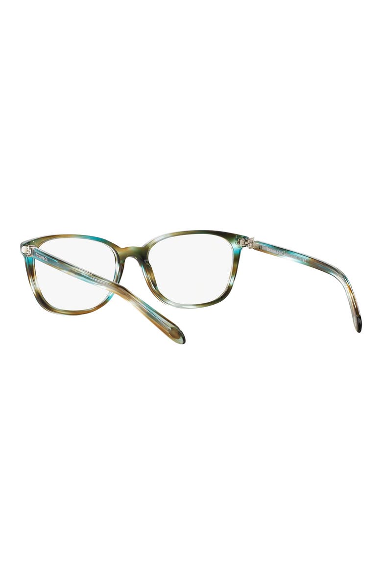 51mm Rectangular Optical Glasses, Alternate, color, TURQUOISE