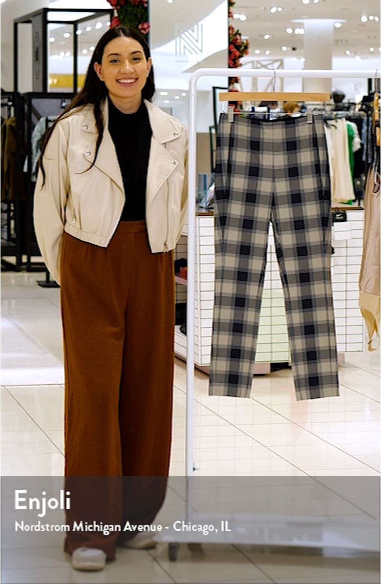 Simone Check Yoke Pants, sales video thumbnail