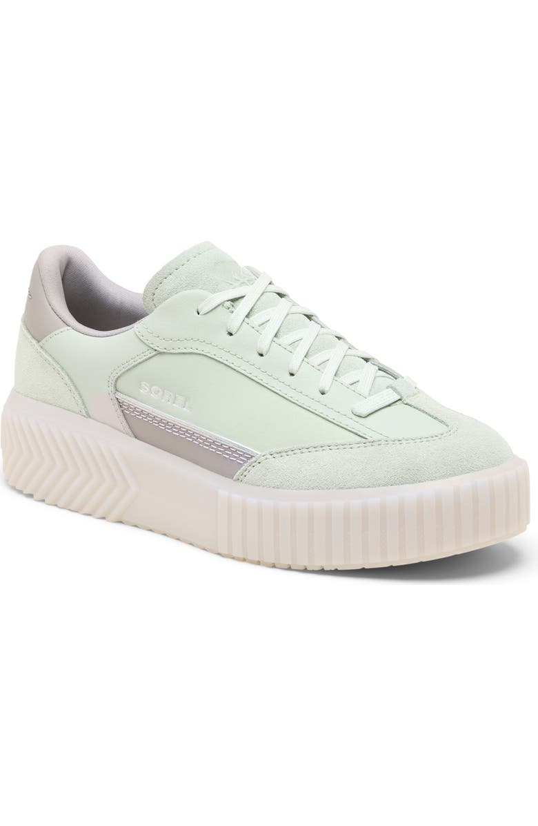 SOREL Ona Ave T-Toe Platform Sneaker, Main, color, Cool Green/ Chrome Grey
