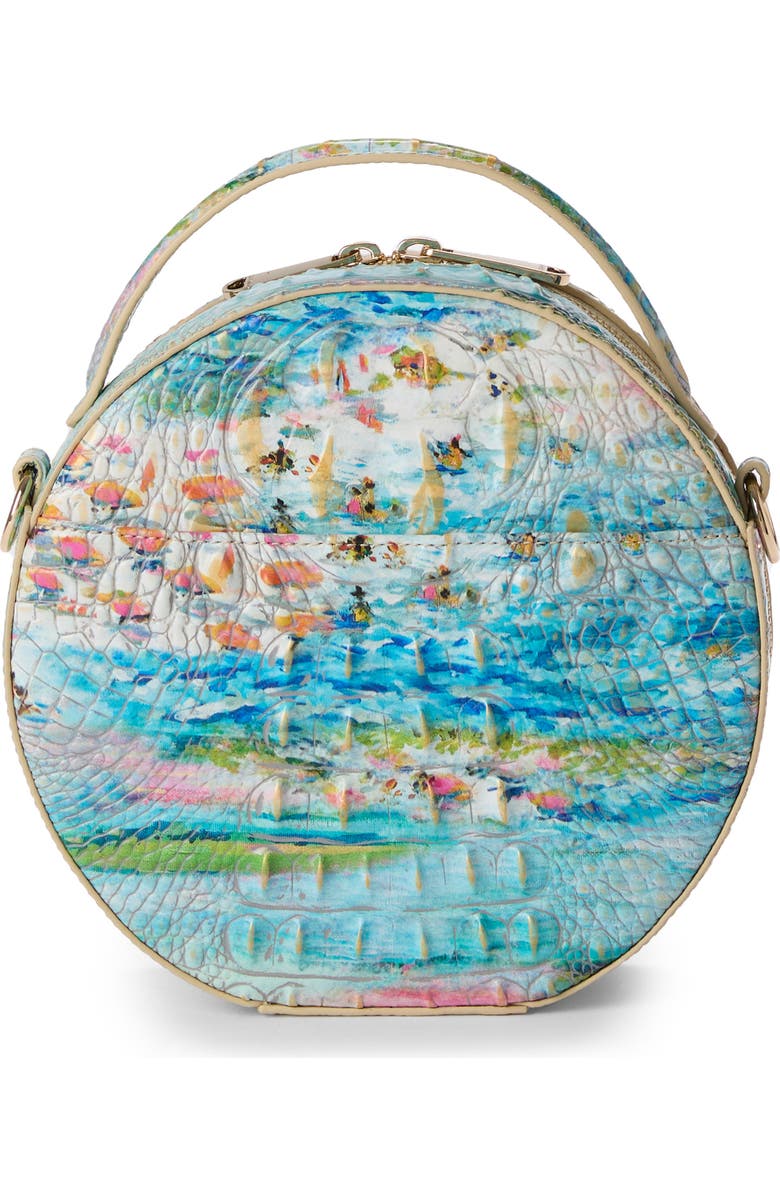 Brahmin Lane Croc Embossed Leather Crossbody Bag, Alternate, color,