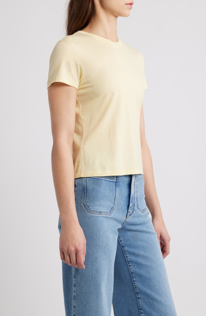 FRAME The Baby Tee, Alternate, color, Butter