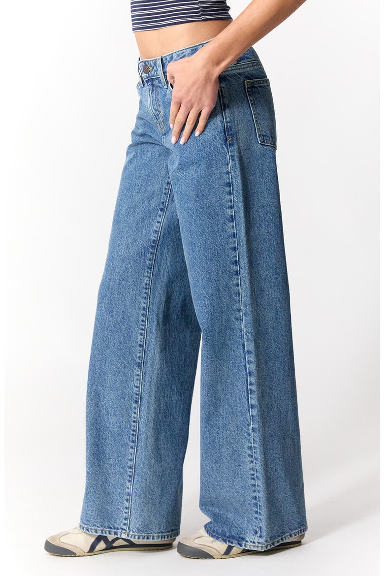 Casey Low Rise Baggy Jeans, Alternate, color, DARK INDIGO