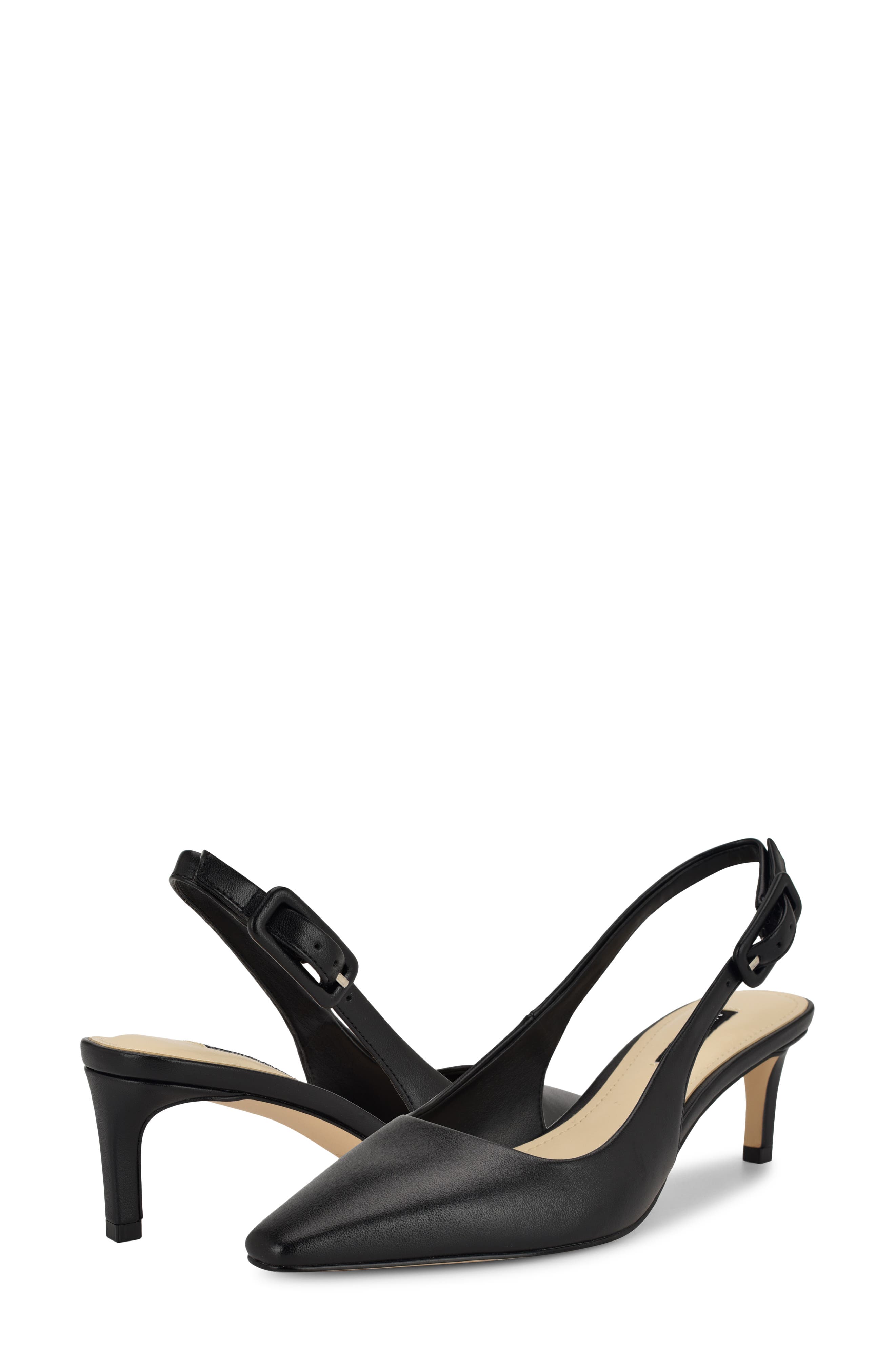 Nine West Yurri Pointed Toe Slingback Pump, Alternate, color, 