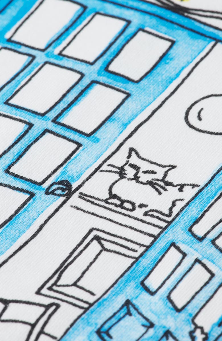 Scotch & Soda Crewneck Graphic T-Shirt, Alternate, color, Bright White