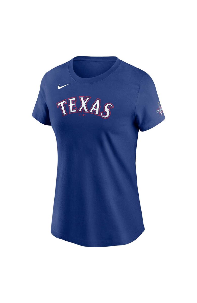 Nike Women's Nike Adolis García Royal Texas Rangers 2023 World Series Champions Name & Number T-Shirt, Alternate, color, 