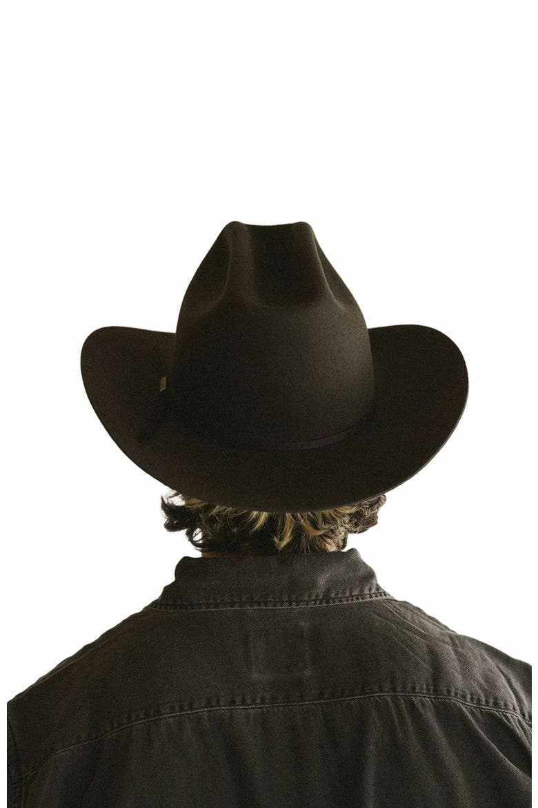 Butler County Retro Western Hat, Alternate, color, Hickory