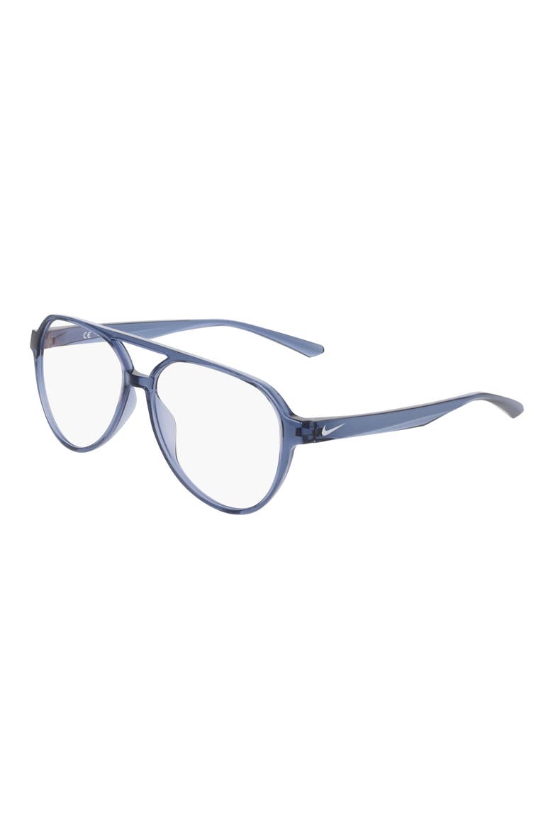Vital Drift 57mm Aviator Blue Light Blocking Reading Glasses, Alternate, color, DIFFUSED BLUE / BLUE LIGHT