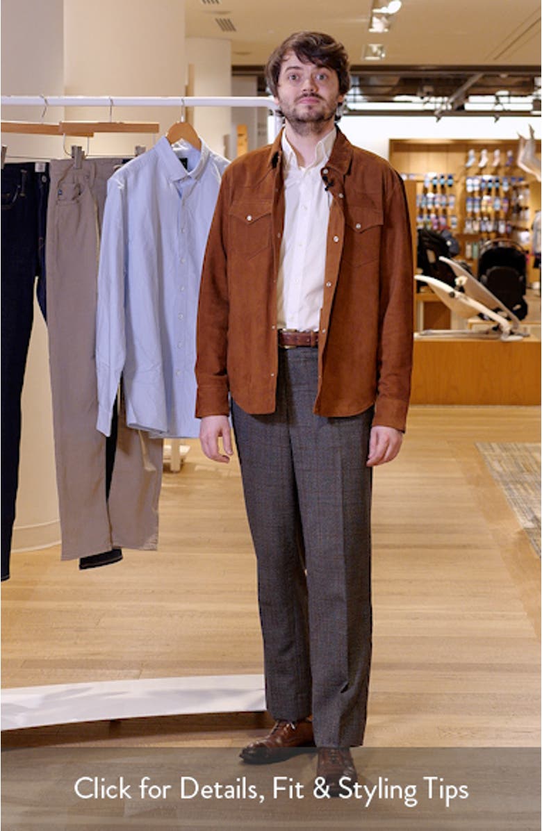 Elias Western Suede Shirt Jacket, sales video thumbnail