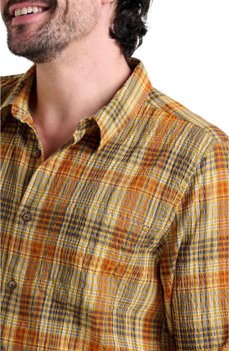 Toad & Co Men's Fletcher Long Sleeve Shirt, Alternate, color, Umber Plaid