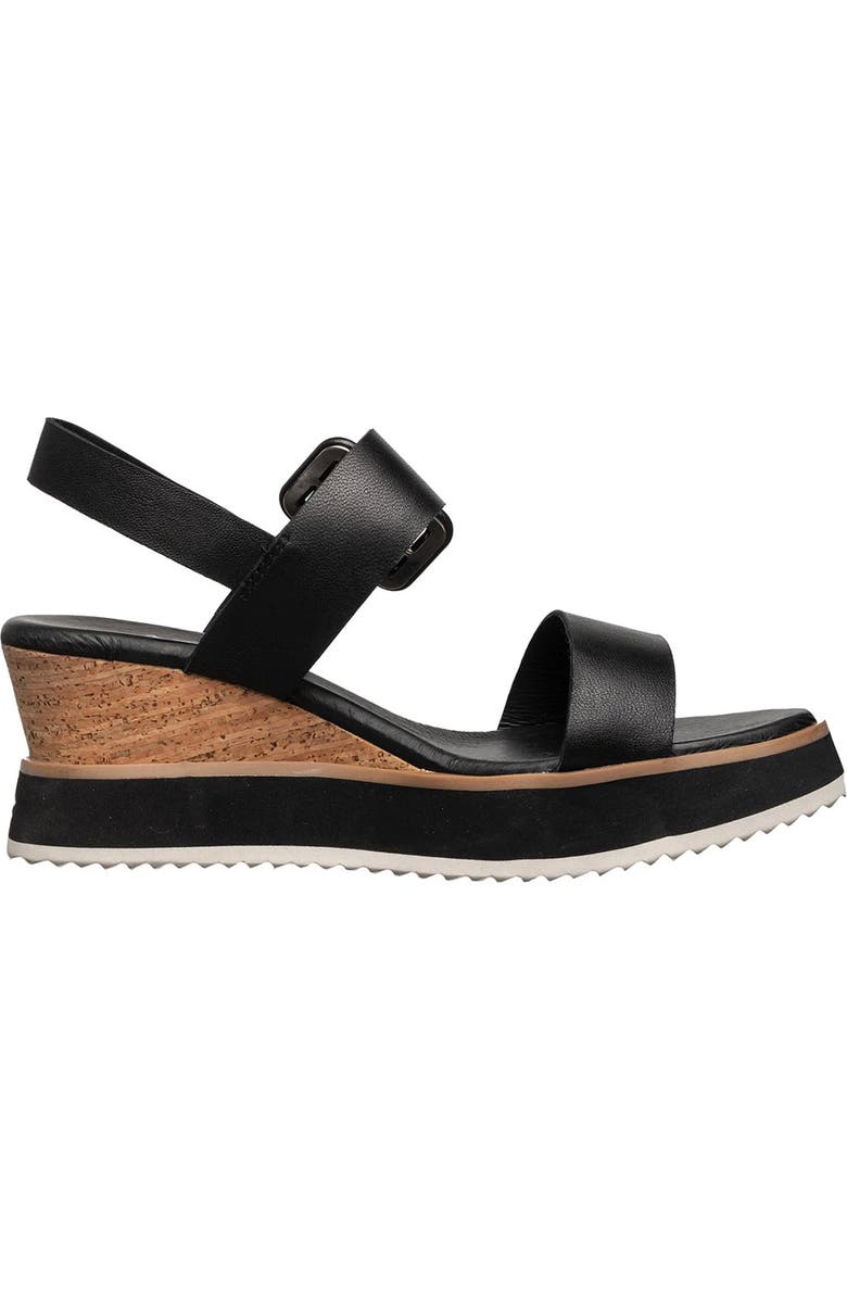 ANTELOPE Dinah Wedge Sandal, Alternate, color, Black