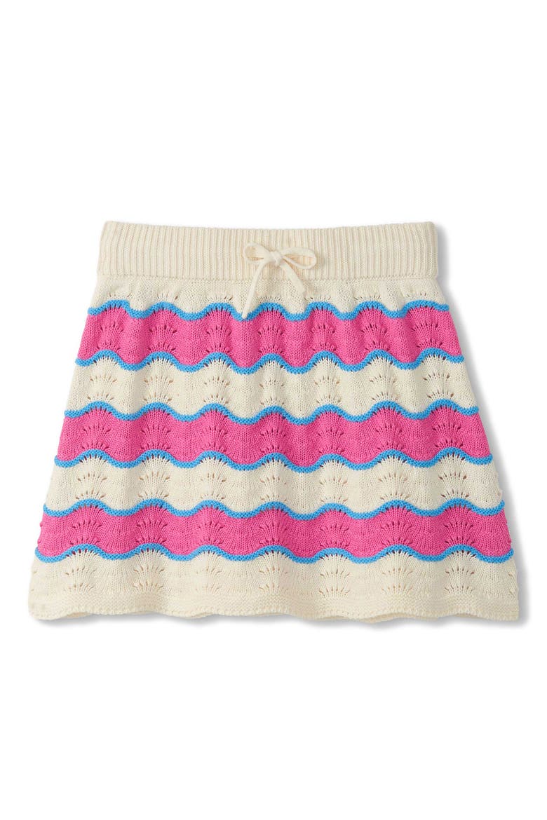 Kids' Strawberry Moon Stripe Knit Skirt, Main, color, PINK