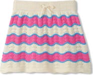Hatley Kids' Strawberry Moon Stripe Knit Skirt