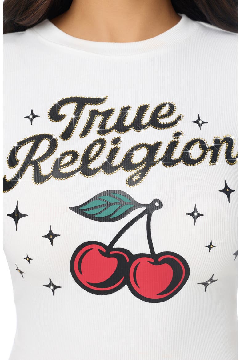 Cherry Graphic Baby Tee, Alternate, color, OPTIC WHITE