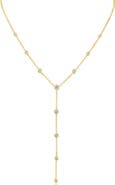 CZ by Kenneth Jay Lane Round Cubic Zirconia Station Y-Necklace