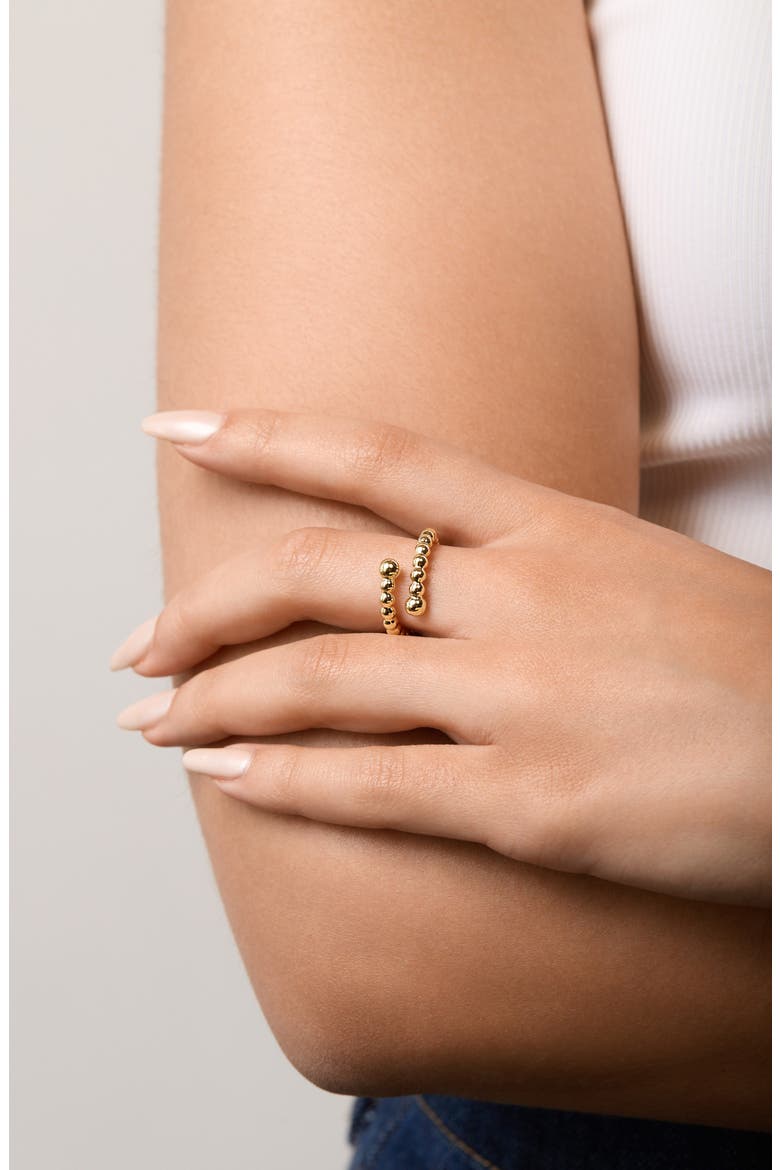 14K Gold Bypass Stacking Ring, Alternate, color, 14K YELLOW GOLD