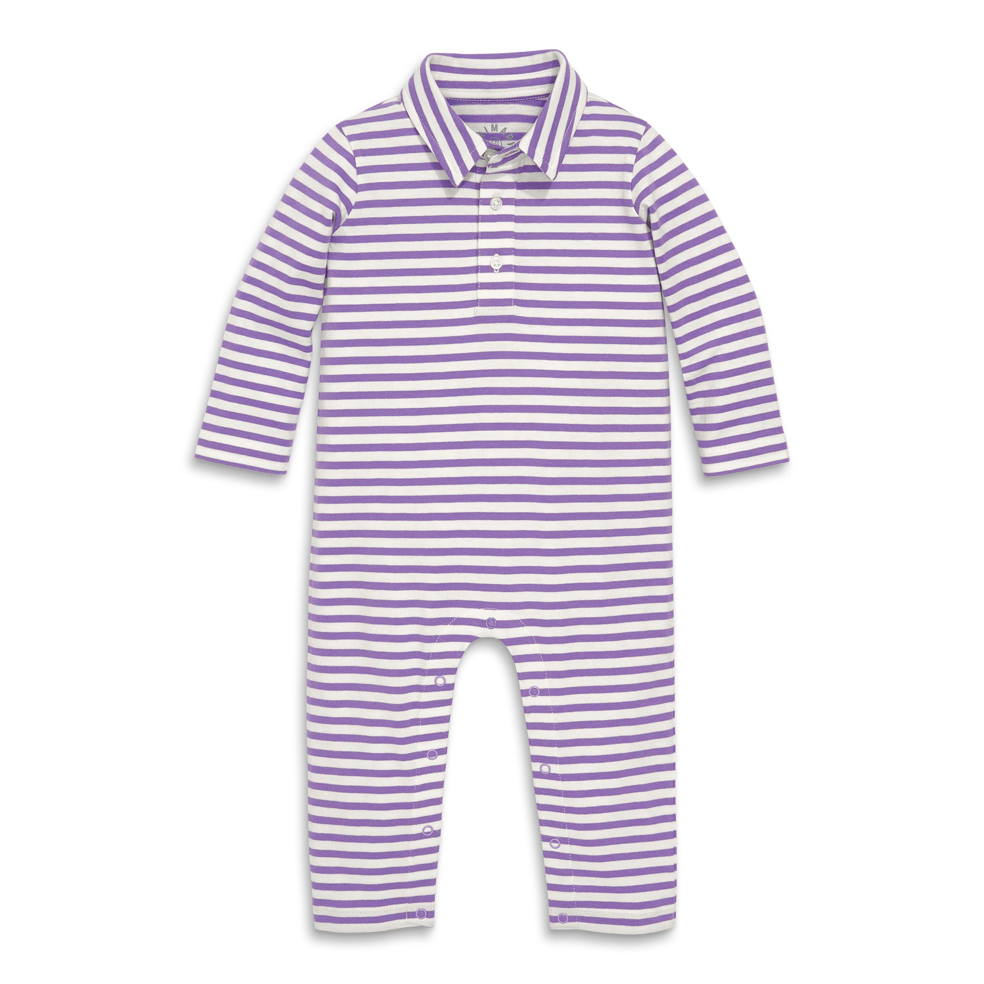 Ivory Violet Stripe
