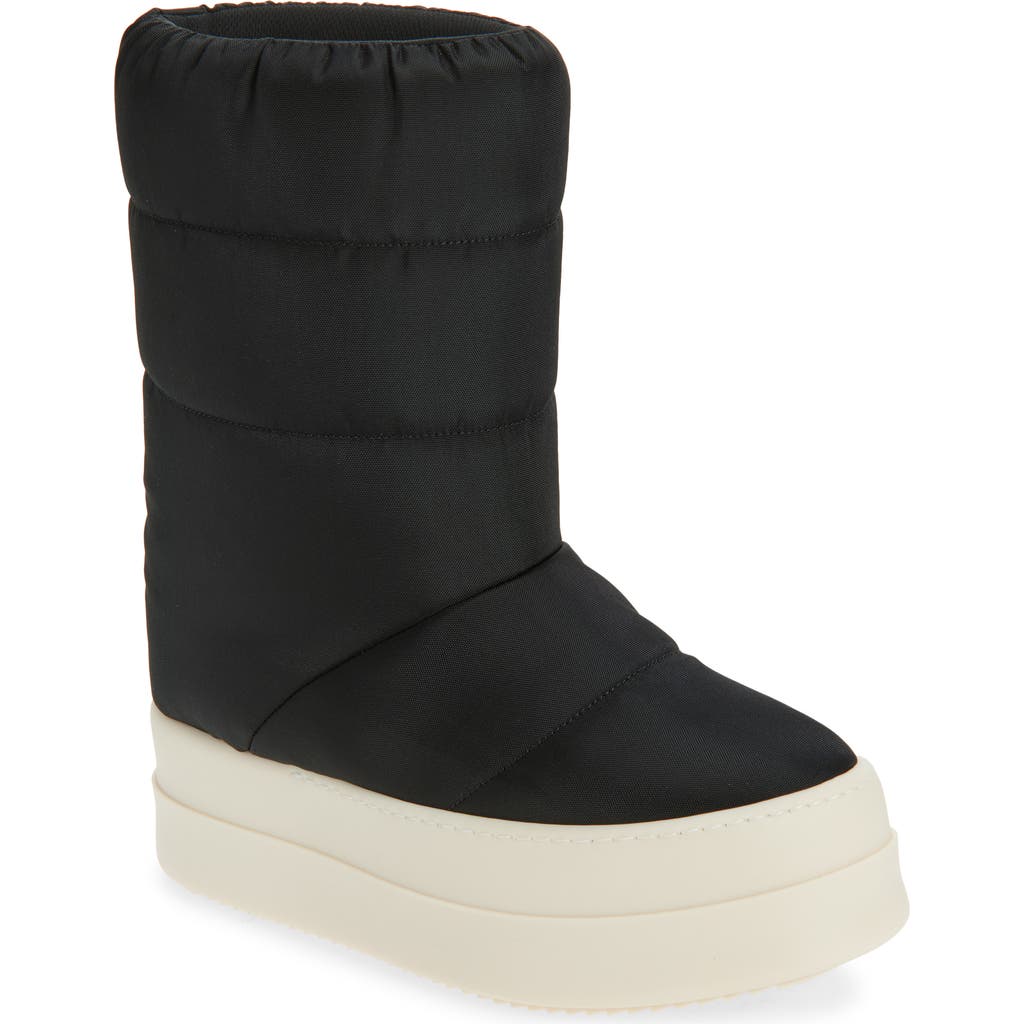 Rick Owens Drkshdw Darkshadow Mega Bumper Lunar Boot In Black