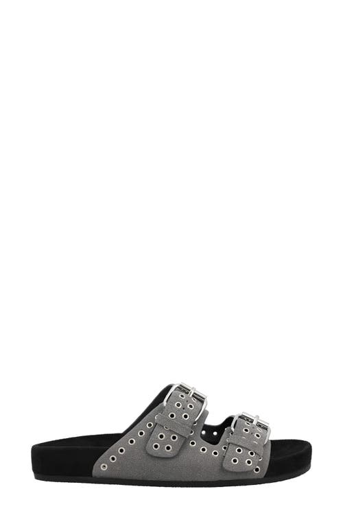 Mia Brooklyn Slide Sandal In Slate