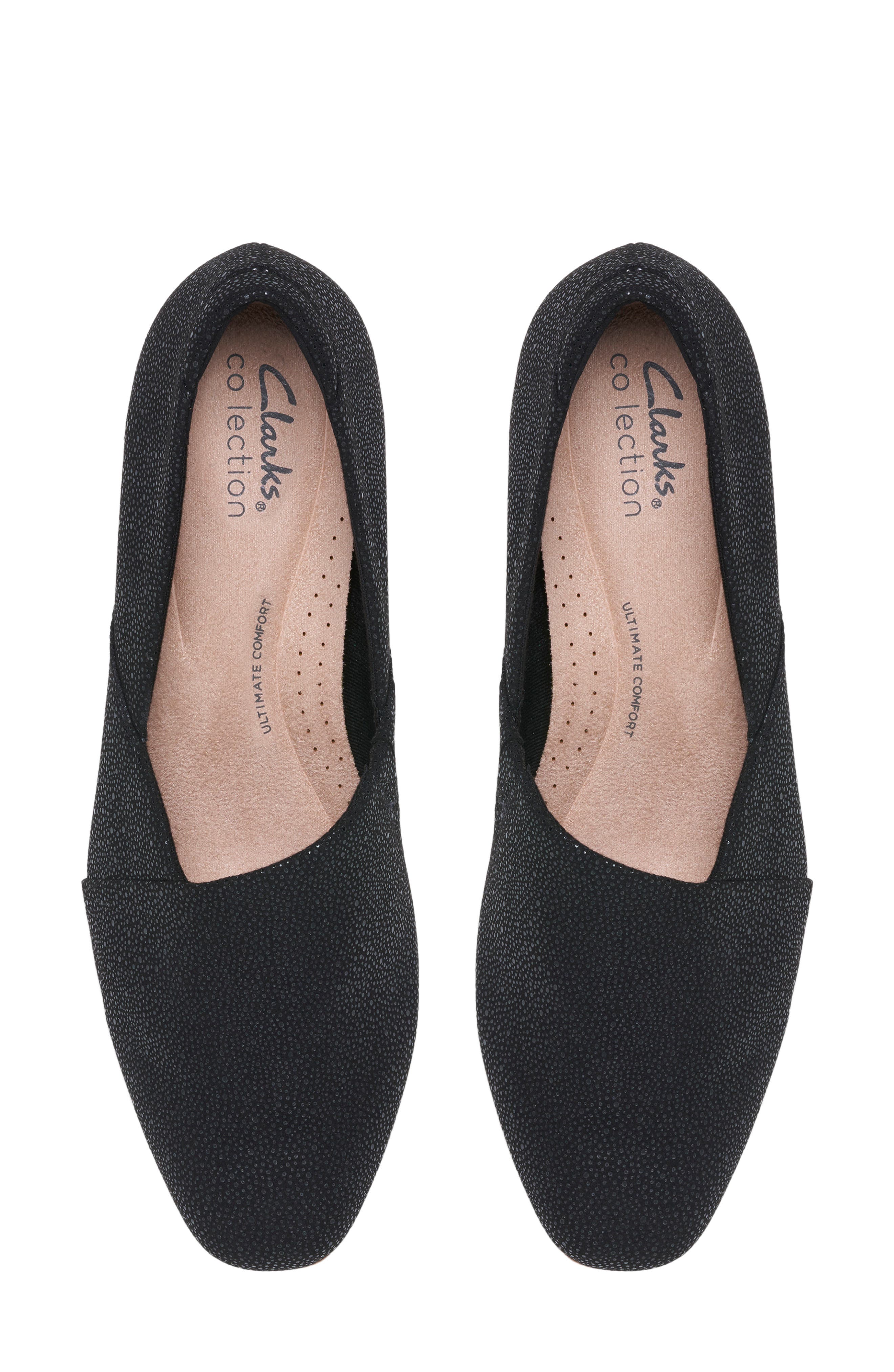 Clarks<sup>®</sup> Juliet Palm Loafer, Alternate, color, Black Interest