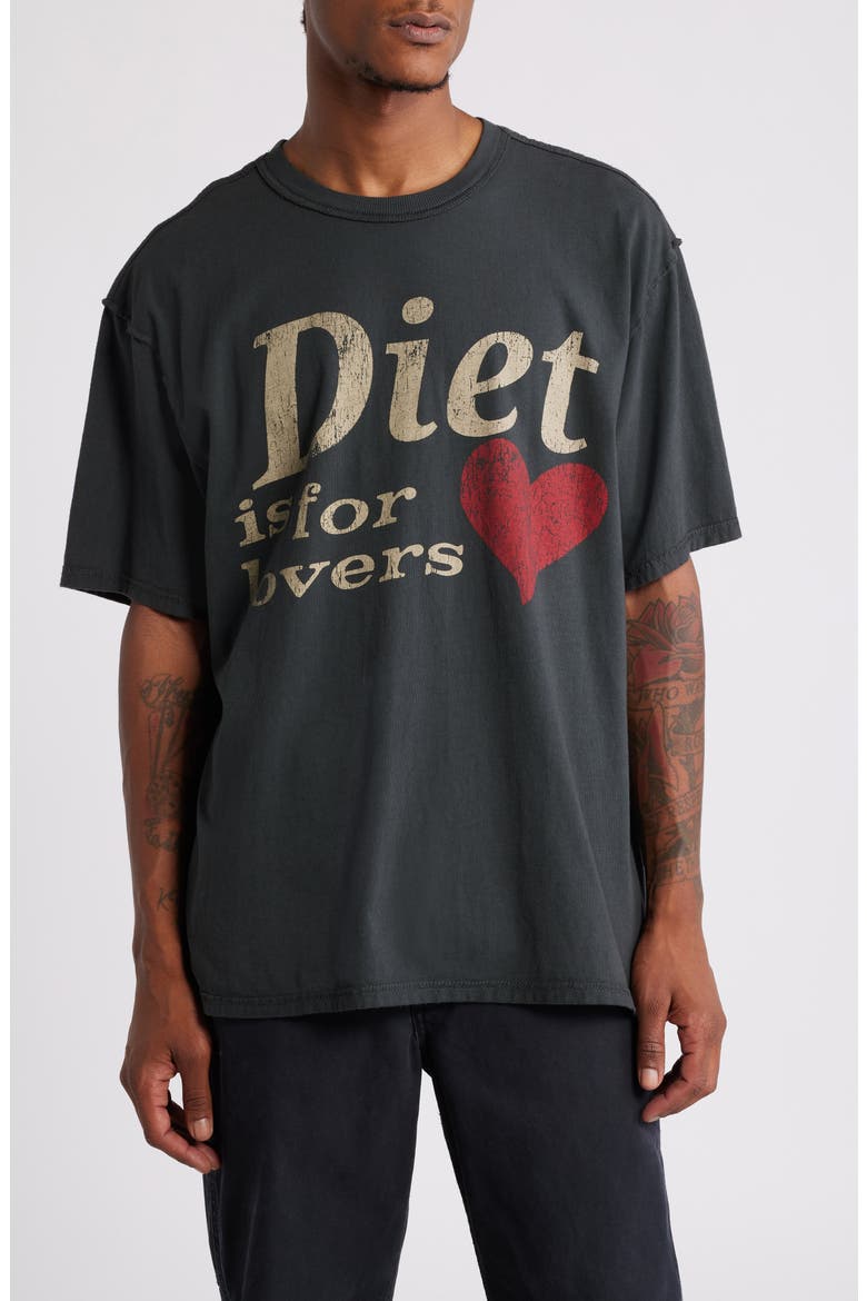 Lovers Graphic T-Shirt, Main, color, VINTAGE BLACK