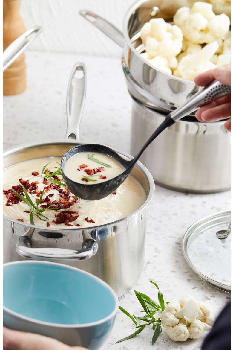 iconiX™ 7-Piece Cookware Set, Alternate, color, SILVER