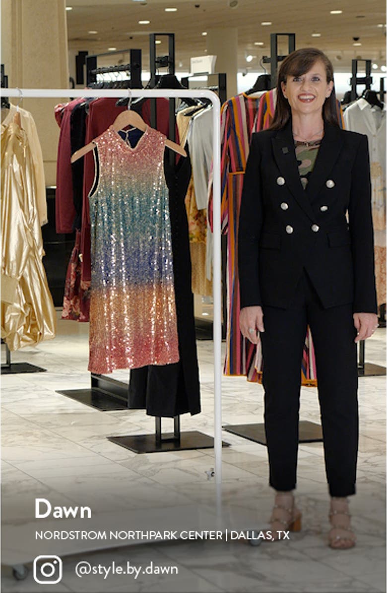 Kids' Gradient Sequin Shift Dress, sales video thumbnail