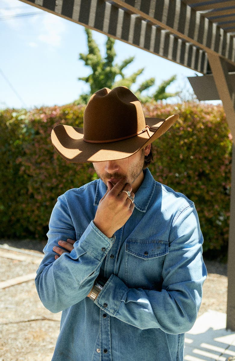 Brixton El Paso Wool Cowboy Hat, Alternate, color,