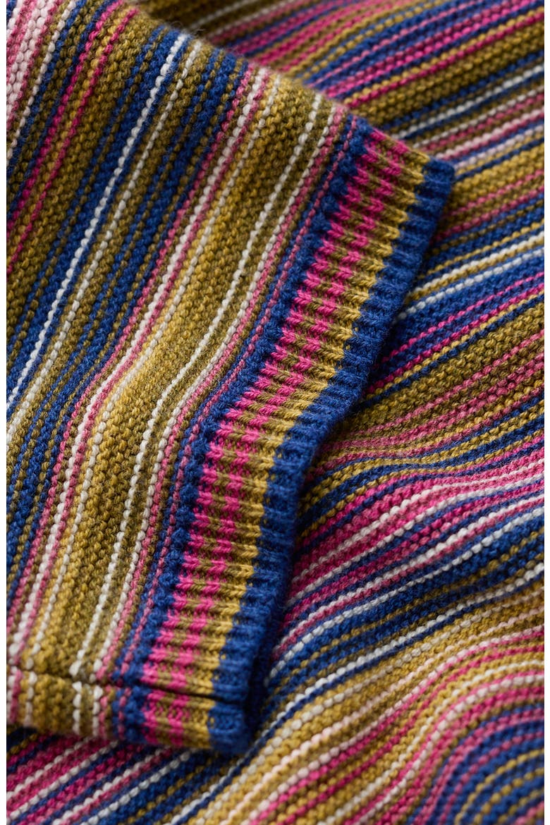 Makers Stripe Rib Organic Cotton Sweater, Alternate, color, RIPPLE MARKS FERN MO