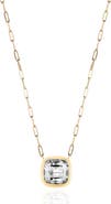 GOSHWARA Manhattan Cushion Pendant Necklace