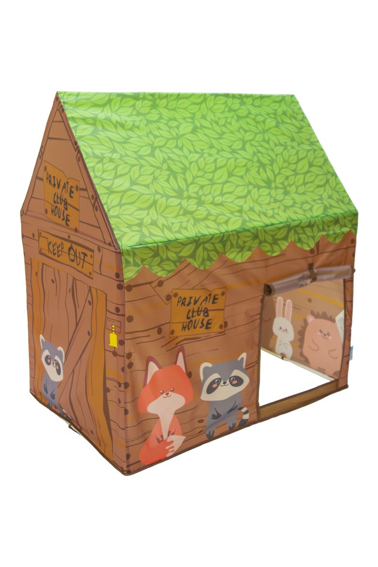 Lil Clubhouse Play Tent, Alternate, color, BROWN