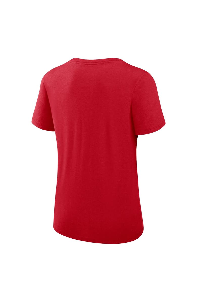 Nike Women's Nike Red Philadelphia Phillies Authentic Collection Performance Scoop Neck T-Shirt, Alternate, color, 